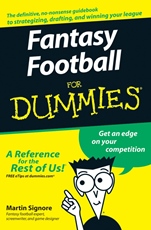 Fantasy Football For Dummies - ISBN 9780470125076