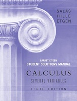 Student Solutions Manual to accompany Calculus: Several Variables, 10e (Chapters 13 – 19) - ISBN 9780470127292