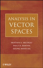 Analysis in Vector Spaces - ISBN 9780470148242