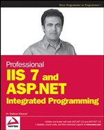 Professional IIS 7 and ASP.NET Integrated Programming - ISBN 9780470152539