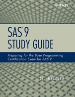 SAS 9 Study Guide: Preparing for the Base Programming Certification Exam for SAS 9 - ISBN 9780470164983