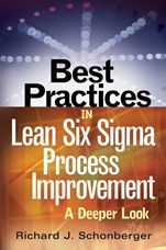 Best Practices in Lean Six Sigma Process Improvement: A Deeper Look - ISBN 9780470168868