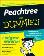 Peachtree For Dummies - ISBN 9780470179888