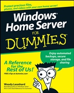 Windows Home Server For Dummies - ISBN 9780470185926