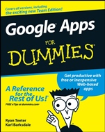 Google Apps For Dummies - ISBN 9780470189580