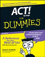 ACT! by Sage For Dummies - ISBN 9780470192252