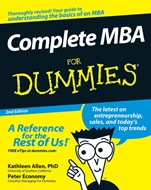 Complete MBA For Dummies - ISBN 9780470194294