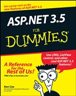 ASP.NET 3.5 For Dummies - ISBN 9780470195925