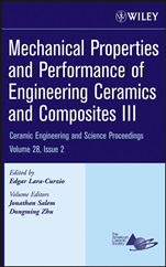 Mechanical Properties and Performance of Engineering Ceramics and Composites III - ISBN 9780470196335