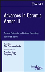Advances in Ceramic Armor III, Volume 28, Issue 5 - ISBN 9780470196366