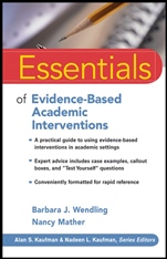 Essentials of Evidence–Based Academic Interventions - ISBN 9780470206324