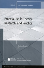 Process Use in Theory, Research, and Practice: New Directions for Evaluation, Number 116 - ISBN 9780470255261