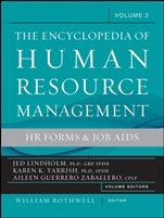 The Encyclopedia of Human Resource Management, Volume 2: HR Forms and Job Aids - ISBN 9780470257722