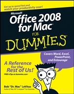 Office 2008 for Mac For Dummies - ISBN 9780470270325