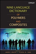 Nine–Language Dictionary of Polymers and Composites - ISBN 9780470282489