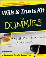 Wills and Trusts Kit For Dummies - ISBN 9780470283714