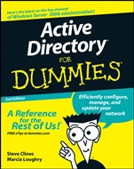 Active Directory For Dummies - ISBN 9780470287200