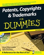 Patents, Copyrights and Trademarks For Dummies - ISBN 9780470339459