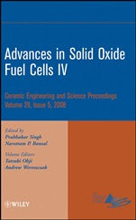 Advances in Solid Oxide Fuel Cells IV, Volume 29, Issue 5 - ISBN 9780470344965