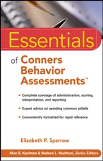 Essentials of Conners Behavior Assessments - ISBN 9780470346334