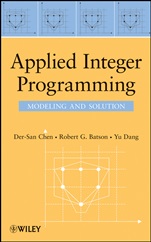 Applied Integer Programming: Modeling and Solution - ISBN 9780470373064