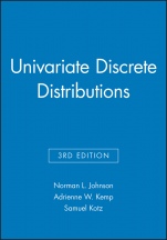 Univariate Discrete Distributions, 3e Set - ISBN 9780470383377