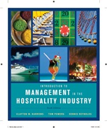 Introduction to Management in the Hospitality Industry - ISBN 9780470399743