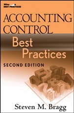 Accounting Control Best Practices - ISBN 9780470405420