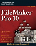 FileMaker Pro 10 Bible - ISBN 9780470429006