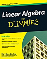 Linear Algebra For Dummies - ISBN 9780470430903