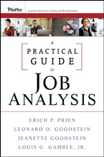 A Practical Guide to Job Analysis - ISBN 9780470434444