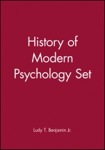 History of Modern Psychology Set - ISBN 9780470442173