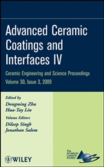 Advanced Ceramic Coatings and Interfaces IV, Volume 30, Issue 3 - ISBN 9780470457535