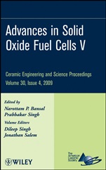 Advances in Solid Oxide Fuel Cells V, Volume 30, Issue 4 - ISBN 9780470457542