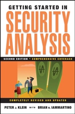 Getting Started in Security Analysis - ISBN 9780470463390