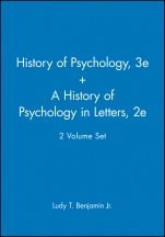 A History of Pyschology 3e & A History of Psychology in Letters 2e, 2 Volume Set - ISBN 9780470474327