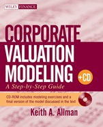 Corporate Valuation Modeling: A Step–by–Step Guide - ISBN 9780470481790