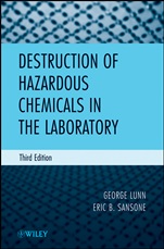 Destruction of Hazardous Chemicals in the Laboratory - ISBN 9780470487556