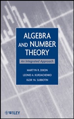 Algebra and Number Theory: An Integrated Approach - ISBN 9780470496367