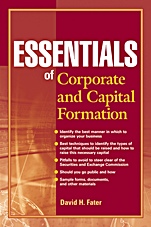 Essentials of Corporate and Capital Formation - ISBN 9780470496565