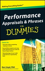 Performance Appraisals and Phrases For Dummies - ISBN 9780470498729