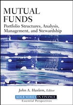 Mutual Funds: Portfolio Structures, Analysis, Management, and Stewardship - ISBN 9780470499092