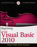 Beginning Visual Basic 2010 - ISBN 9780470502228