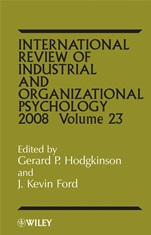 International Review of Industrial and Organizational Psychology 2008 - ISBN 9780470515952