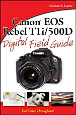 Canon EOS Rebel T1i / 500D Digital Field Guide - ISBN 9780470521281