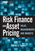 Risk Finance and Asset Pricing: Value, Measurements, and Markets - ISBN 9780470549469