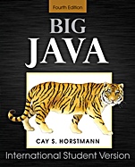 Big Java 4th Edition for Java 7 and 8 - ISBN 9780470553091
