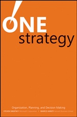 One Strategy: Organization, Planning, and Decision Making - ISBN 9780470560457