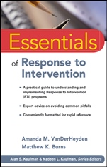 Essentials of Response to Intervention - ISBN 9780470566633