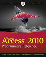 Access 2010 Programmers Reference - ISBN 9780470591666